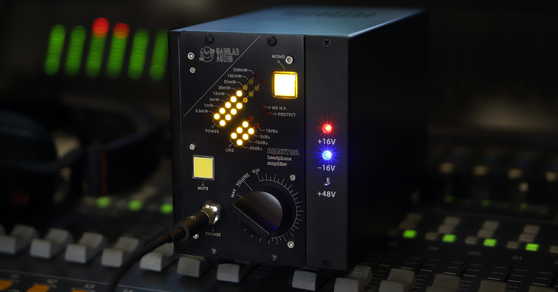 Gainlab Audio dévoile l’Auditor GLA501-HP1 : un ampli-casque pro au format 500