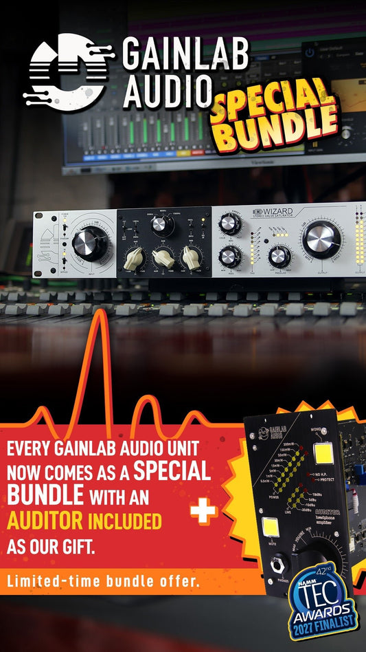 Gainlab Special Bundle : l'ampli casque Auditor offert avec toute unité rack Gainlab - Cool Kids Audio