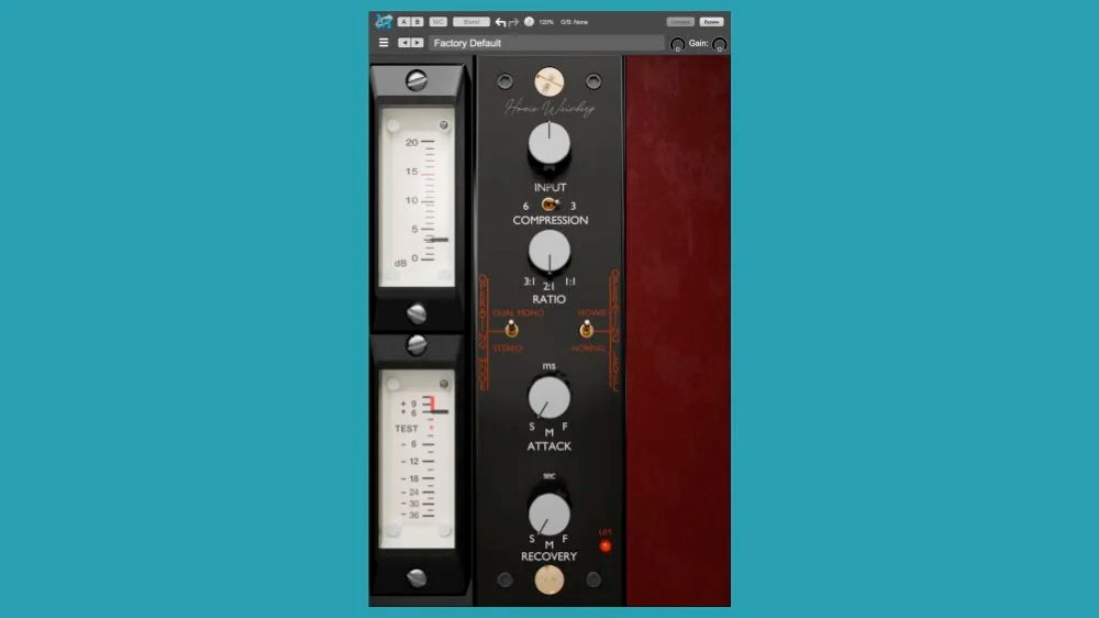 Interface du plug-in Metric Halo MB Howies179