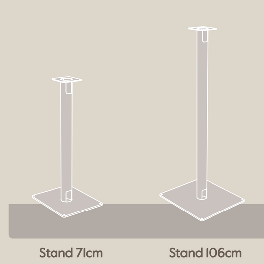 Speaker stands for Dutch & Dutch 6c